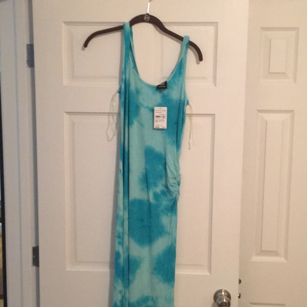 Tie dye maxi dress NWT